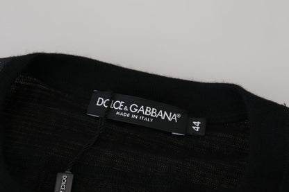 Dolce &amp; Gabbana elegant svart kashmirtröja