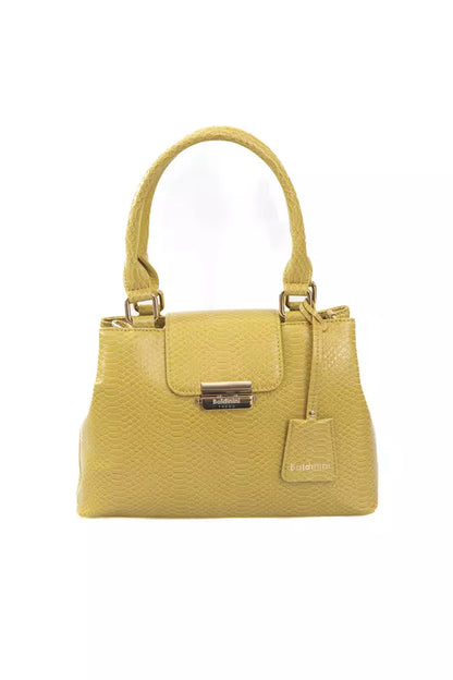 Bolso bandolera de poliuretano amarillo para mujer Baldinini Trend