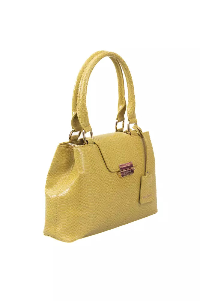 Bolso bandolera de poliuretano amarillo para mujer Baldinini Trend