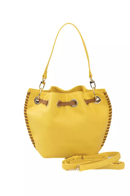 Bolso bandolera de poliuretano amarillo para mujer Baldinini Trend