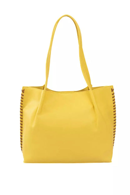 Bolso de mano para mujer Baldinini Trend de poliuretano amarillo