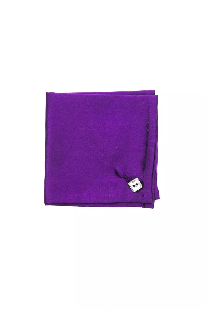 Miljardär italiensk couture lila sisal män Pocket Square