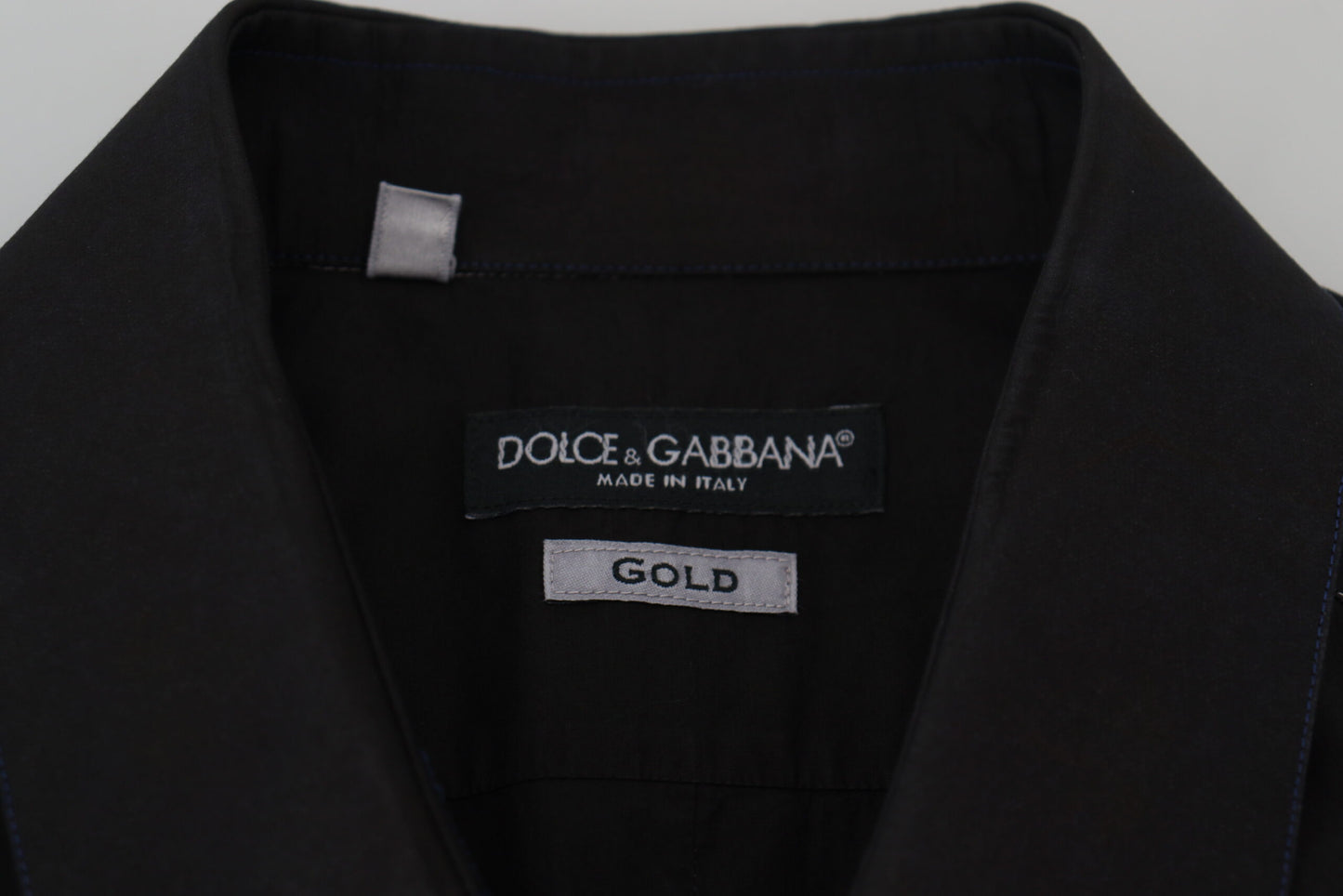 Dolce &amp; Gabbana Elegant svart formell bomullsskjorta