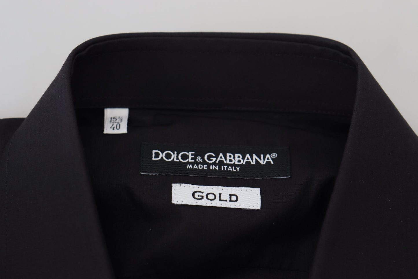 Dolce &amp; Gabbana elegant blommig broderad bomullsskjorta