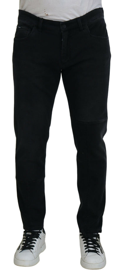 Dolce &amp; Gabbana Chic Black Skinny Denim Jeans