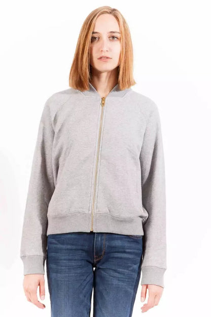 Suéter de algodón gris Gant para mujer