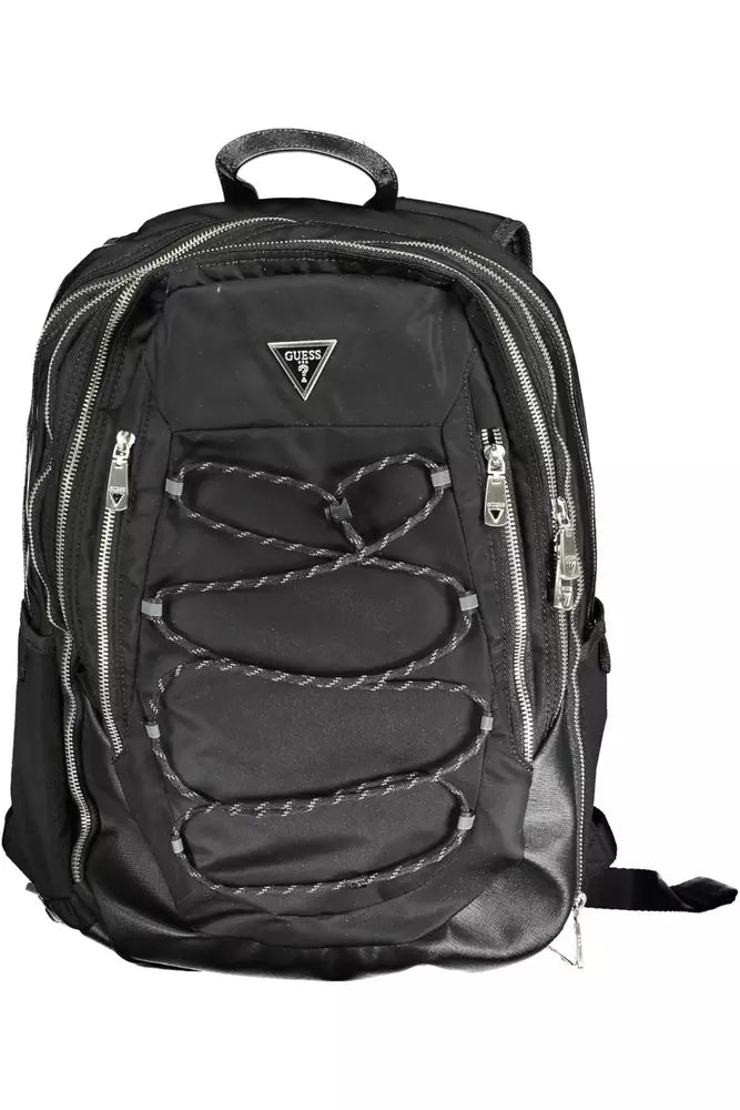 Mochila Guess Jeans de poliamida negra para hombre