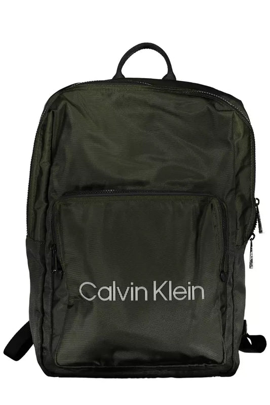 Mochila de poliéster verde para hombre de Calvin Klein