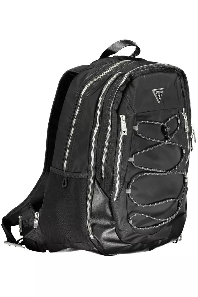 Mochila Guess Jeans de poliamida negra para hombre