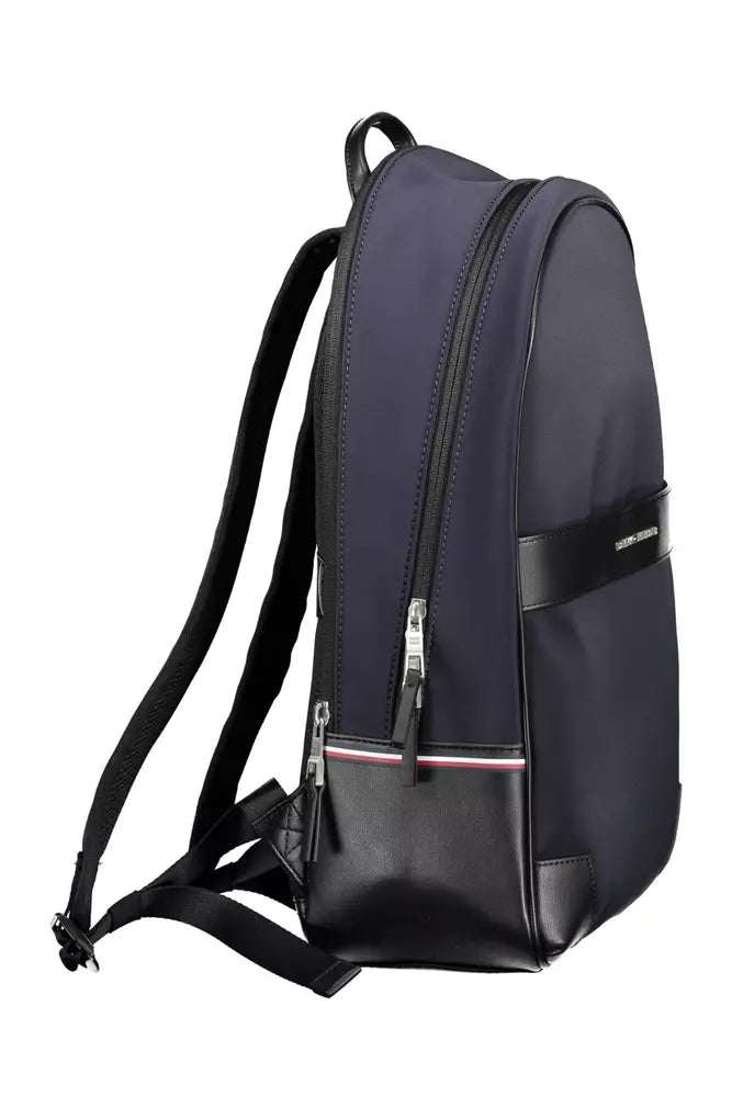 Mochila Tommy Hilfiger de polietileno azul para hombre