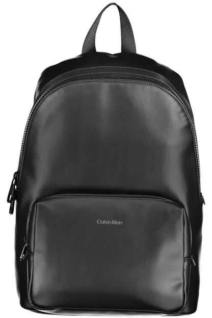 Calvin Klein Black Polyester Men Backpack