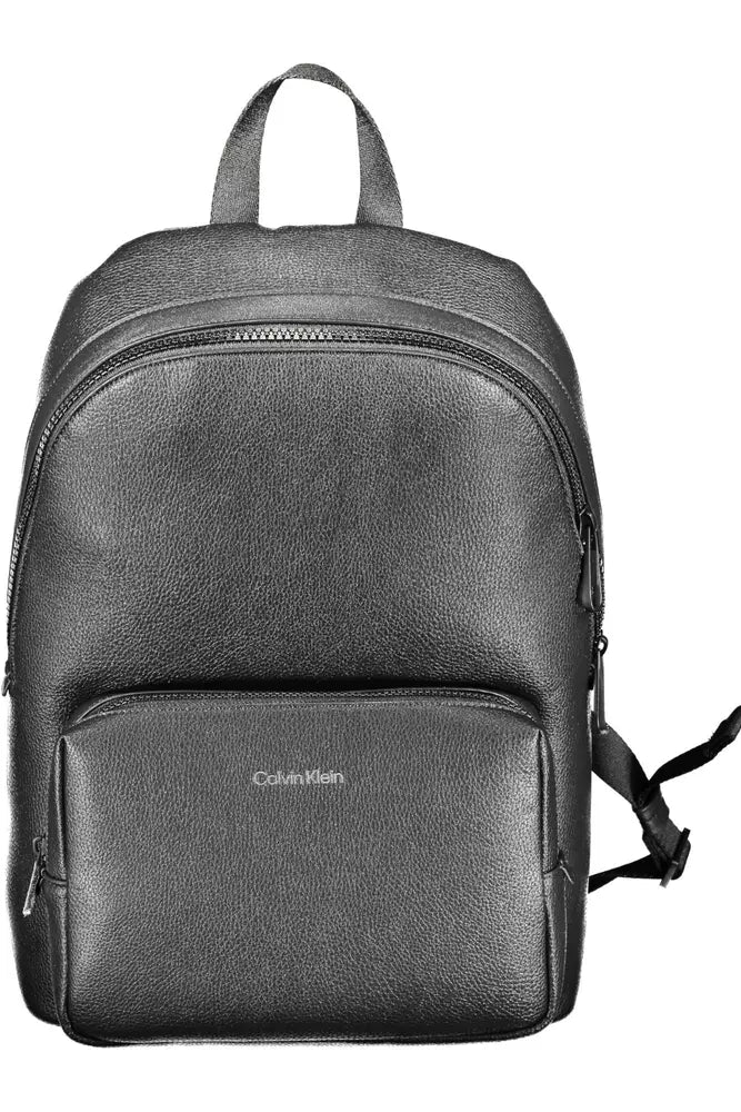 Mochila Calvin Klein de polietileno negra para hombre