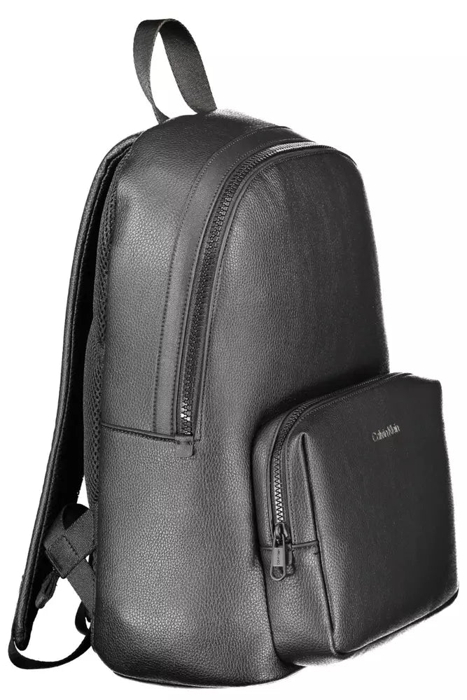 Mochila Calvin Klein de polietileno negra para hombre