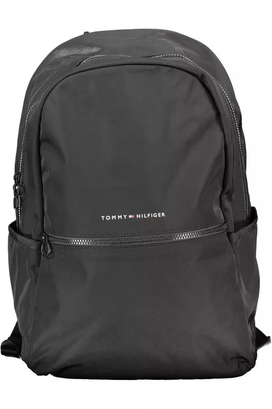 Mochila Tommy Hilfiger de poliéster negra para hombre