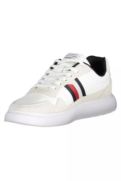 Zapatillas de deporte blancas de cuero para hombre de Tommy Hilfiger