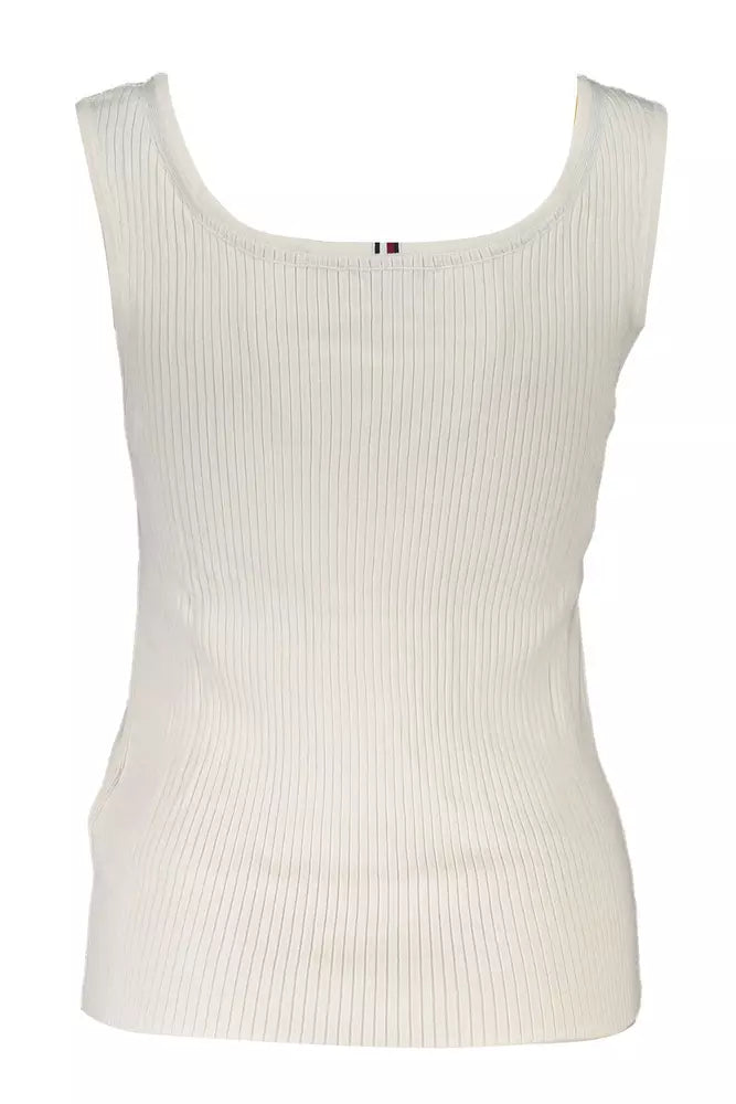 Top blanco modal de mujer de Tommy Hilfiger