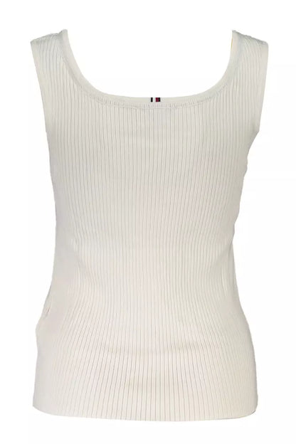 Top blanco modal de mujer de Tommy Hilfiger