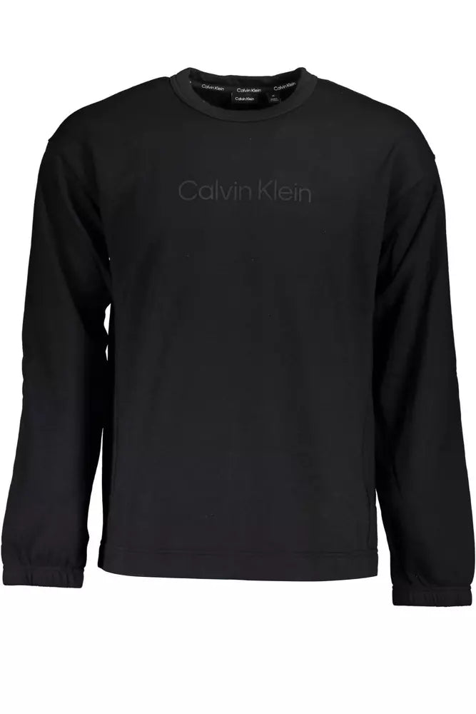 Suéter de algodón negro de Calvin Klein para hombre