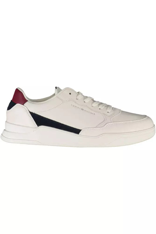 Zapatillas de deporte blancas de cuero para hombre de Tommy Hilfiger