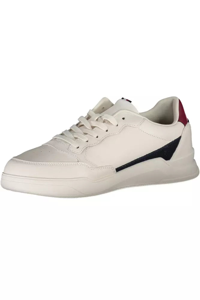 Zapatillas de deporte blancas de cuero para hombre de Tommy Hilfiger