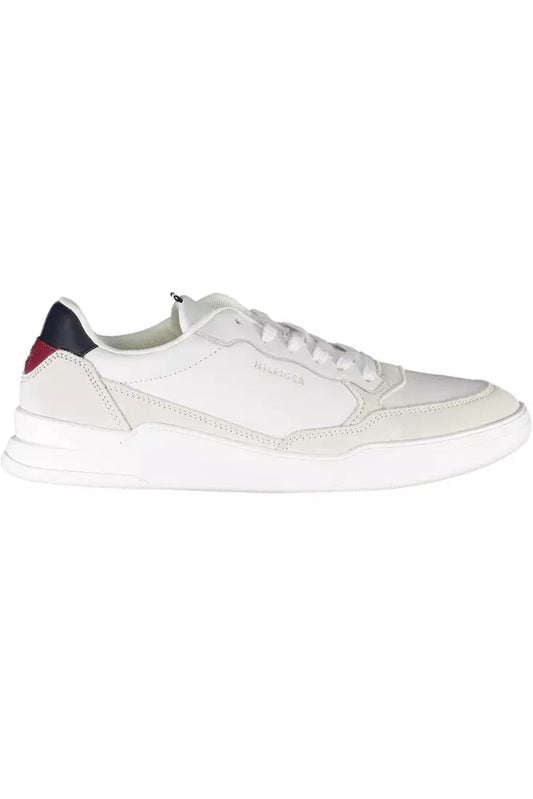 Zapatillas de deporte blancas de cuero para hombre de Tommy Hilfiger