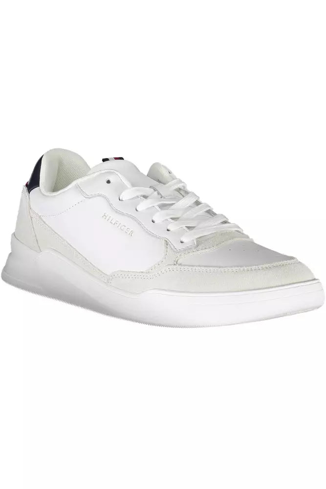 Zapatillas de deporte blancas de cuero para hombre de Tommy Hilfiger