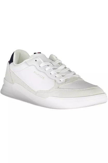 Zapatillas de deporte blancas de cuero para hombre de Tommy Hilfiger