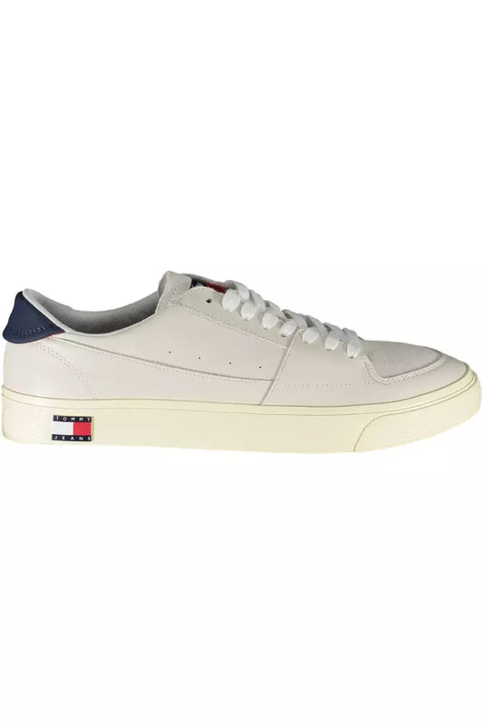 Zapatillas de deporte blancas de cuero para hombre de Tommy Hilfiger