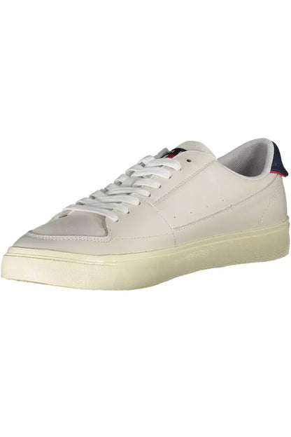 Zapatillas de deporte blancas de cuero para hombre de Tommy Hilfiger