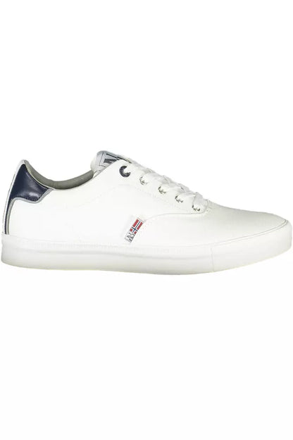 Napapijri White Polyester Men Sneaker