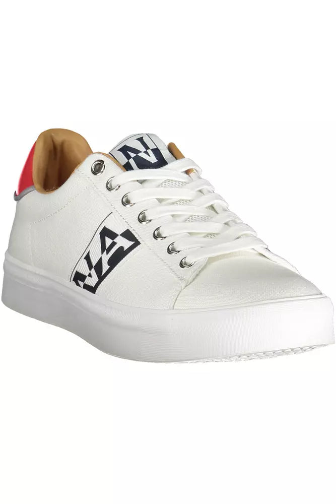 Napapijri vit polyester sneaker för män