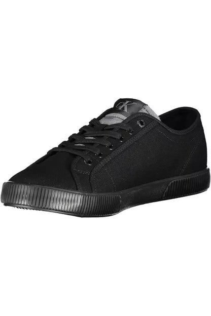 Zapatillas Calvin Klein de algodón negras para hombre