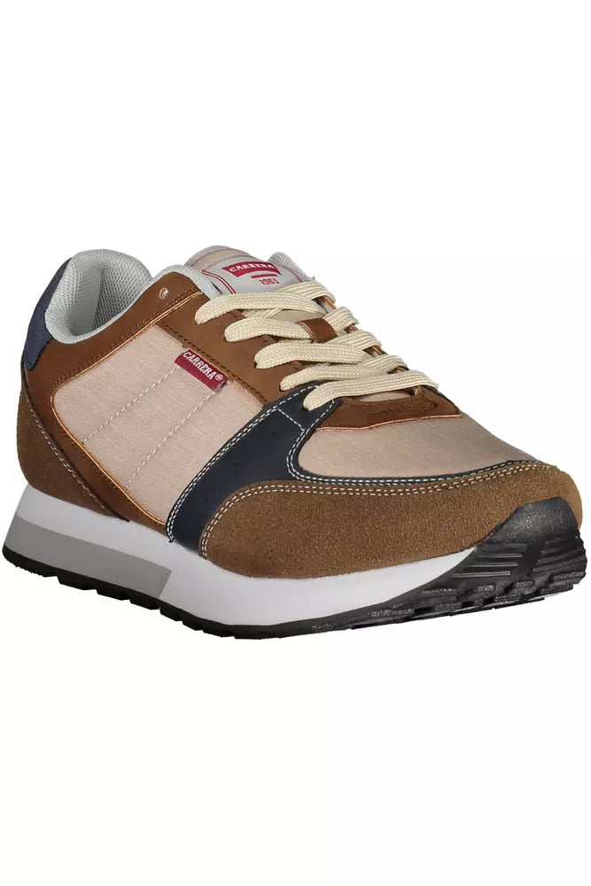 Carrera Brun ECO Läder Sneaker för män