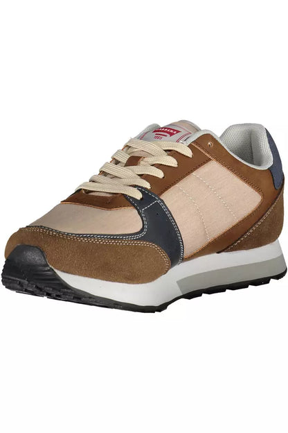 Carrera Brun ECO Läder Sneaker för män