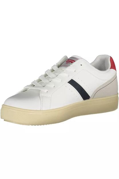 Carrera White Polyethylene Sneaker för män