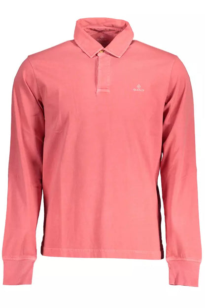 Polo de algodón rojo Gant para hombre