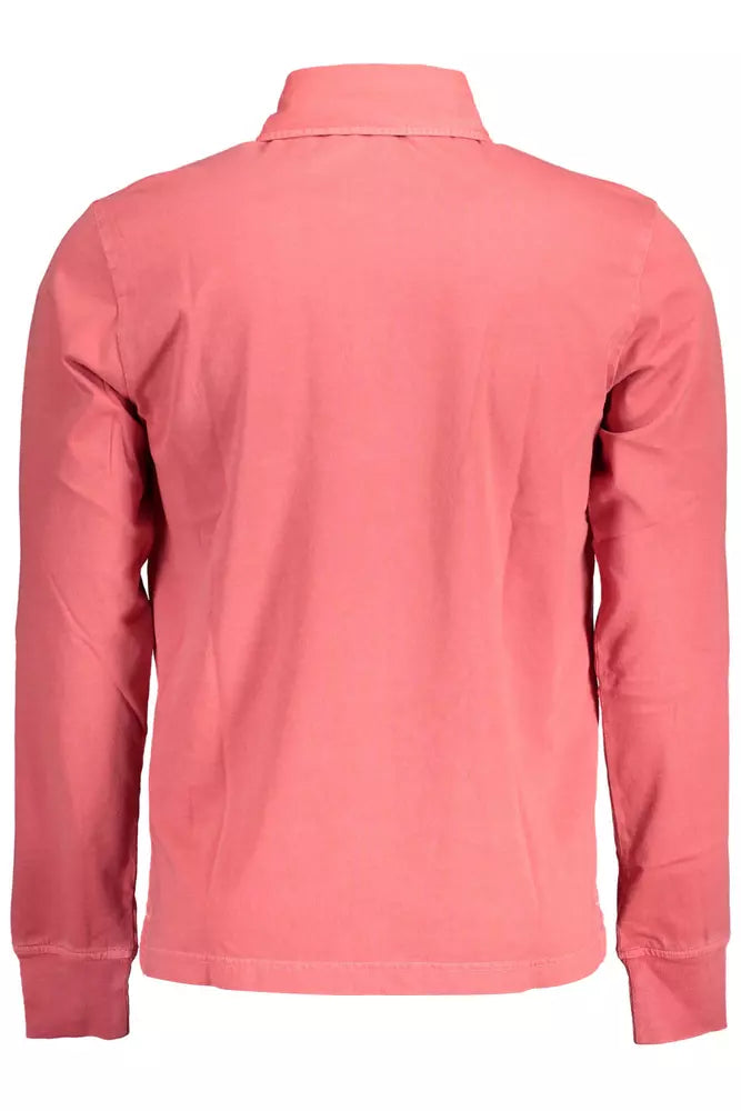 Polo de algodón rojo Gant para hombre