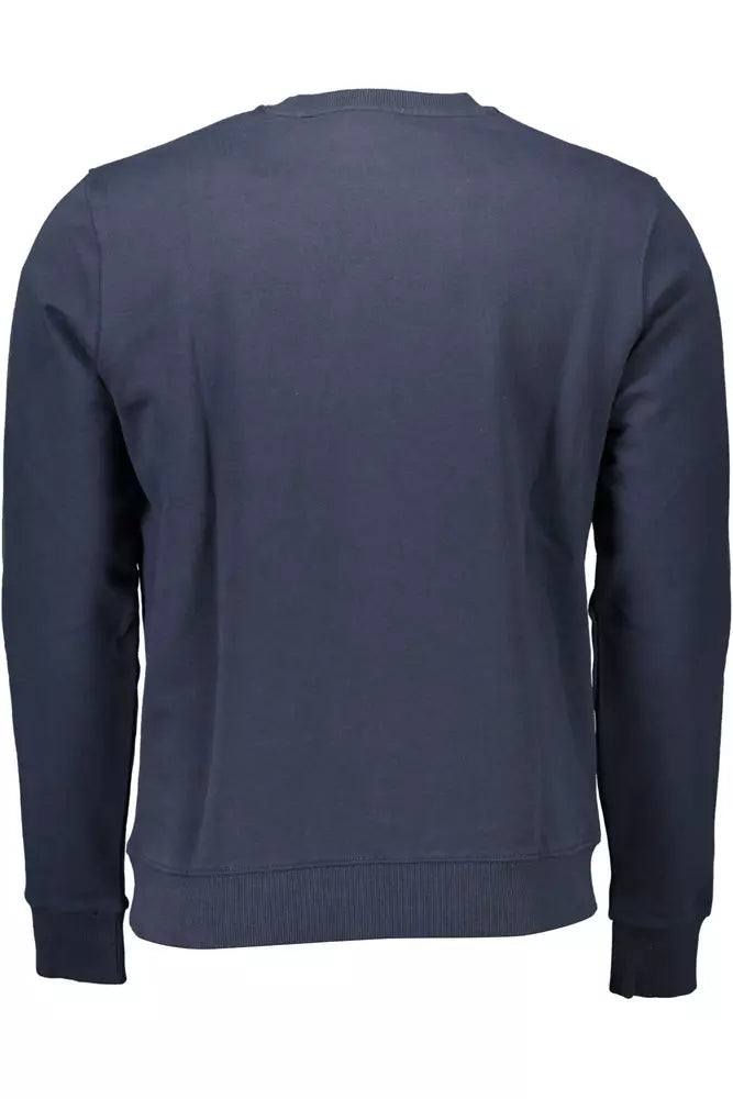 U.S. POLO ASSN. Blue Cotton Men Sweater