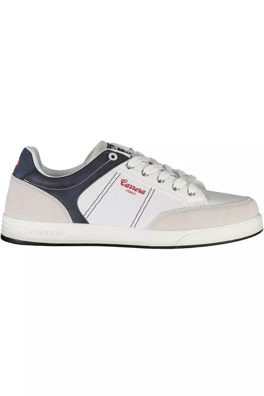 Carrera White Polyethylene Sneaker för män