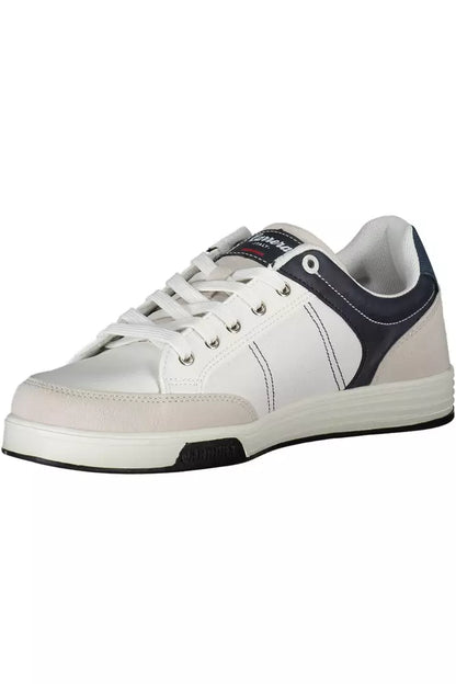 Carrera White Polyethylene Sneaker för män