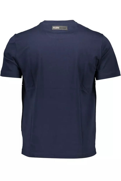 Camiseta de algodón azul para hombre de Plein Sport