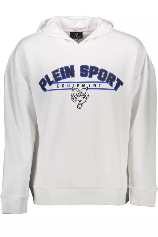 Sudadera de hombre de algodón blanca Plein Sport