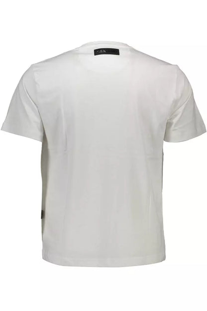 Camiseta de algodón blanca para hombre de Plein Sport