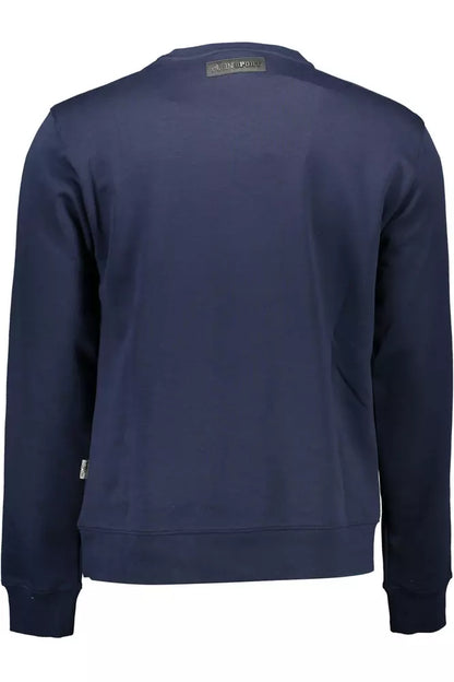 Plein Sport Blue Cotton Herrtröja