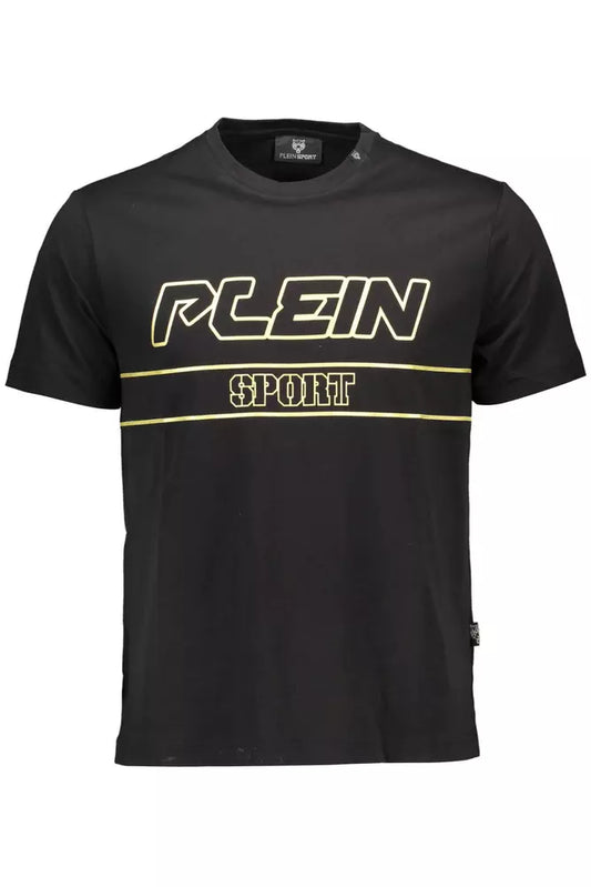 Camiseta de algodón negra para hombre de Plein Sport