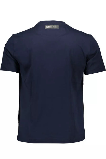 Camiseta de algodón azul para hombre de Plein Sport