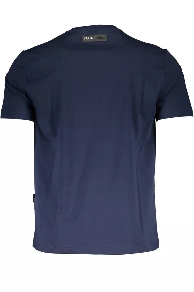 Camiseta de algodón azul para hombre de Plein Sport