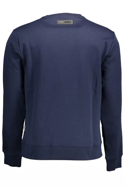 Plein Sport Blue Cotton Herrtröja