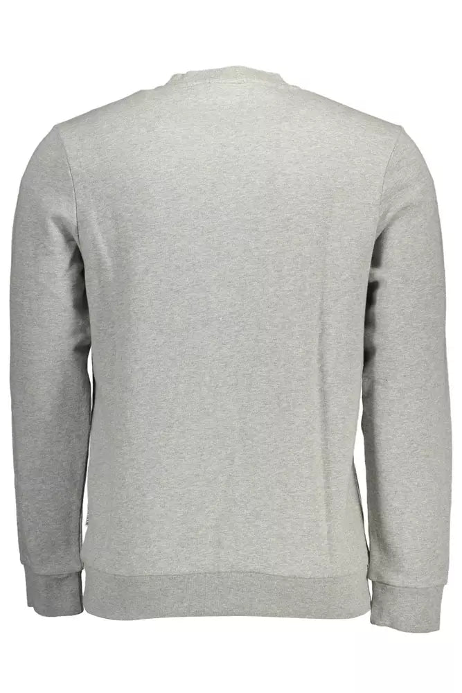 Napapijri Jersey gris de algodón para hombre