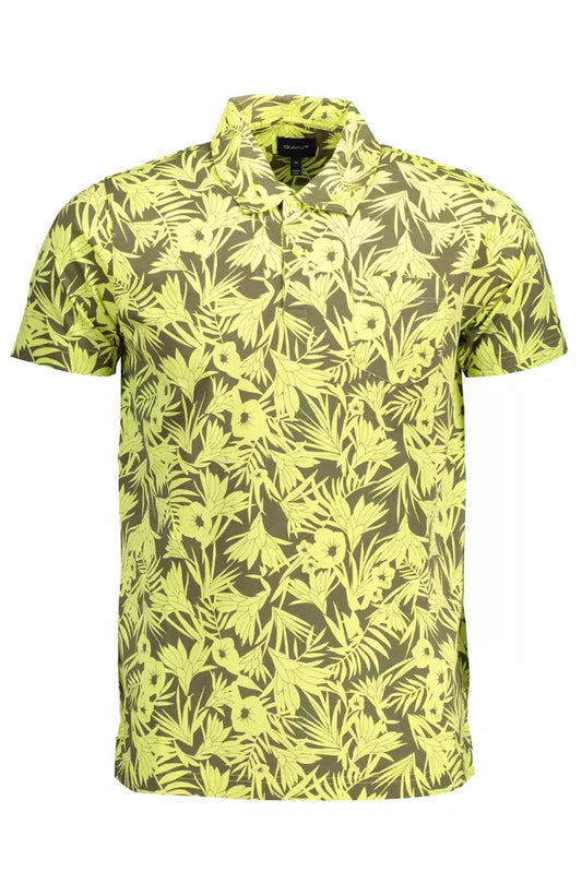 Polo de algodón amarillo Gant para hombre